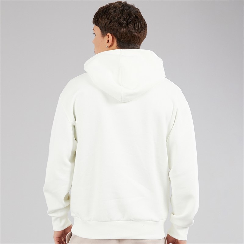 adidas Mens All SZN Graphic Hoodie Off White/Black - Image 2