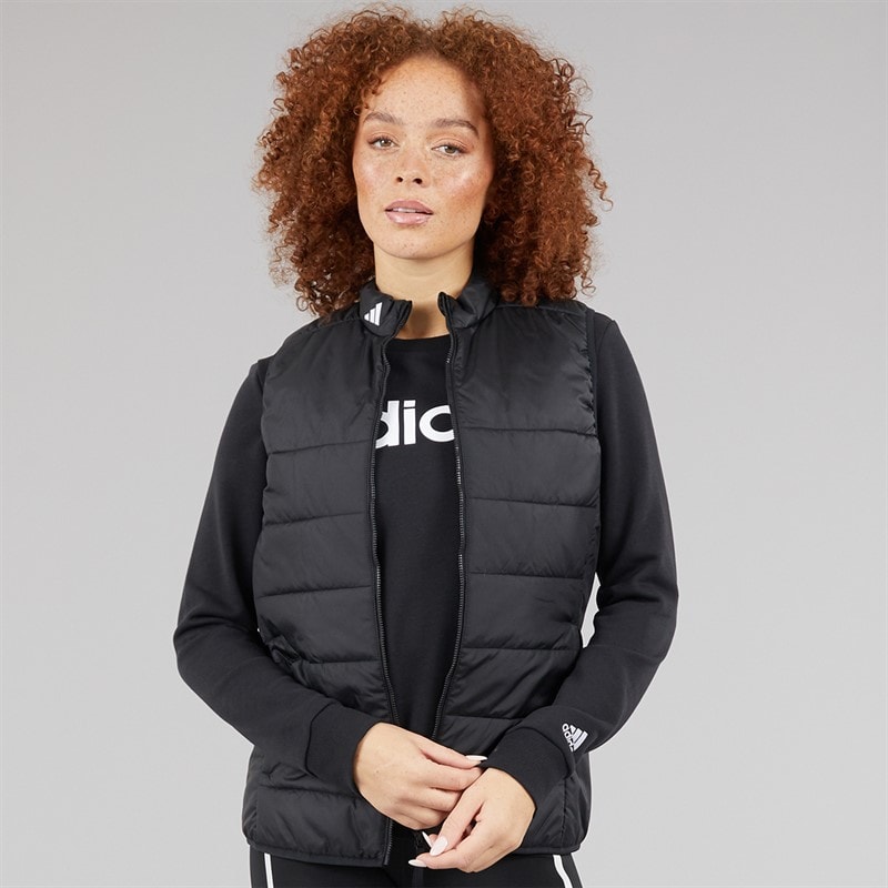 adidas Womens Puffer Golf Gilet Black
