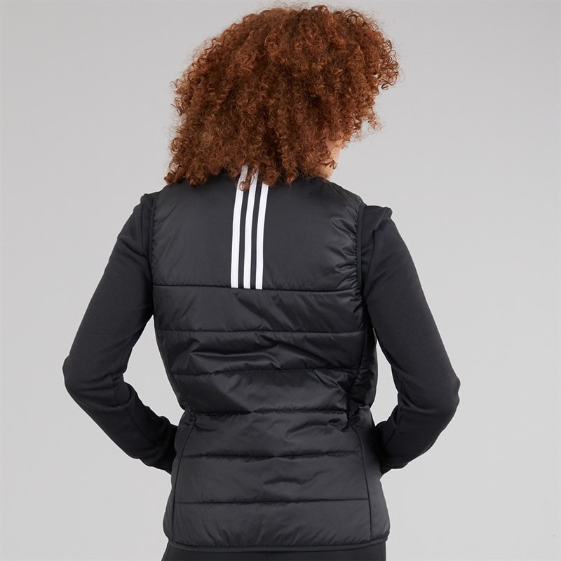 adidas Womens Puffer Golf Gilet Black - Image 2