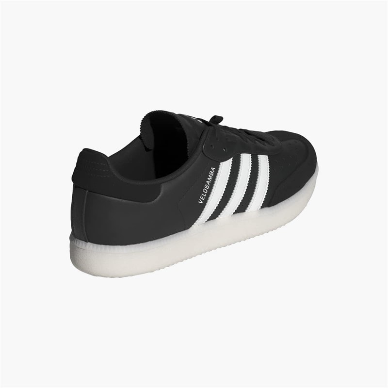adidas Mens Velosamba Leather Cycling Shoes Core Black/Cloud White/Cloud White - Image 3