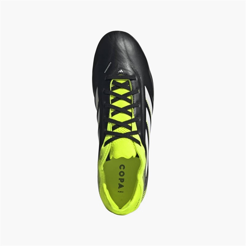 adidas Mens Copa Pure 3 Pro Radiant Blaze Pack FG Frim Ground Football Boots Core Black/White/Lucid Lemon - Image 4