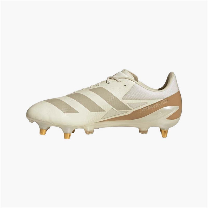 adidas Mens Adizero RS15 Pro SG Soft Ground Rugby Boots Off White/Wonder Alumina/Warm Sandstone - Image 5