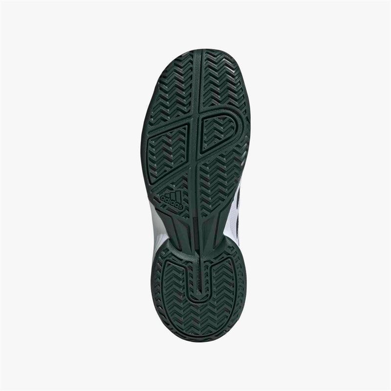 adidas Junior Ubersonic All Court Tennis Shoes Pure Teal/Silver Metallic/Lucid Lemon - Image 2