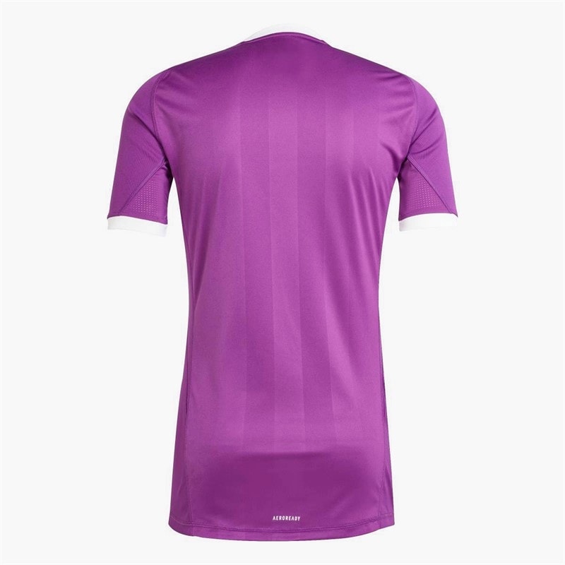 adidas Mens Trefoil 25/26 Pro Goalkeeper Jersey Glow Purple - Image 2