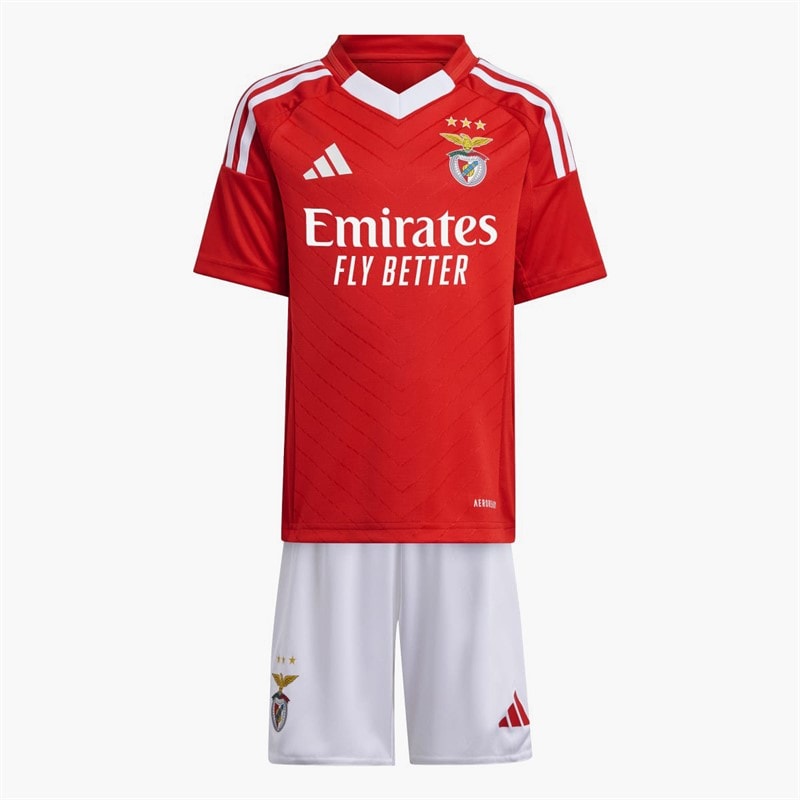 adidas Kids SLB Benfica FC 24/25 Home Mini Kit Benfica Red - Image 3