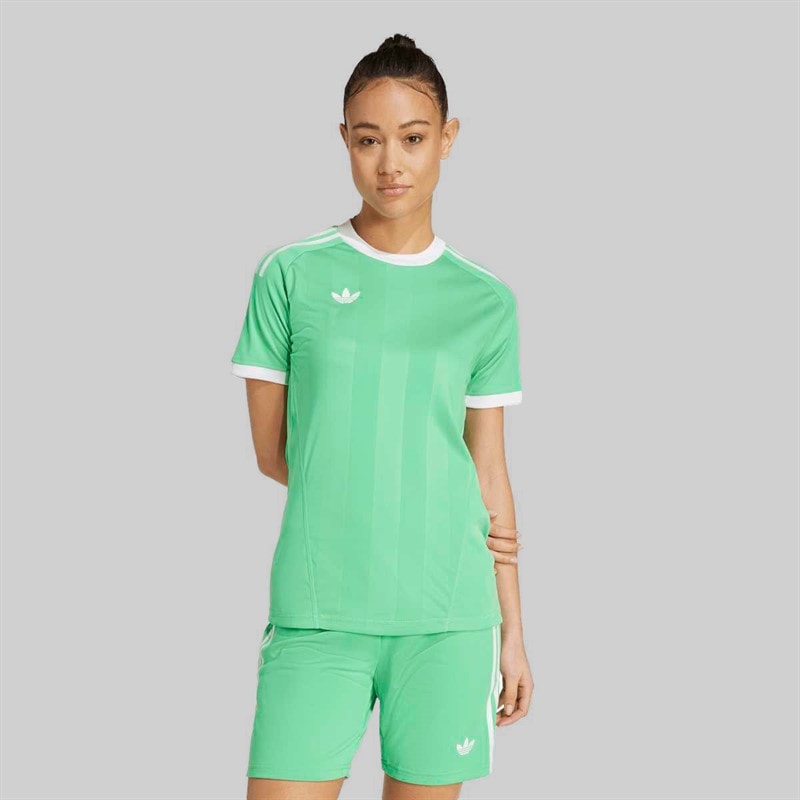 adidas Womens Trefoil 25/26 Pro Goalkeeper Jersey Semi Screaming Green - Image 3