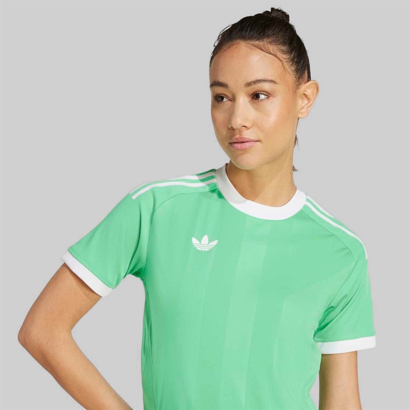 adidas Womens Trefoil 25/26 Pro Goalkeeper Jersey Semi Screaming Green - Image 4