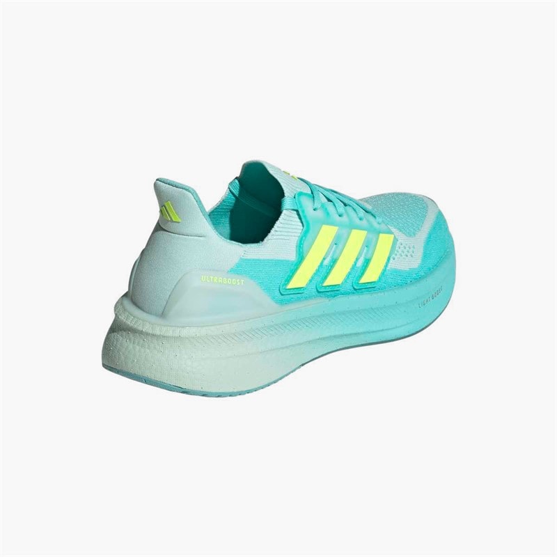 adidas Womens Ultraboost 5 Neutral Running Shoes Flash Aqua/Hi-Res Yellow/Halo Mint - Image 3