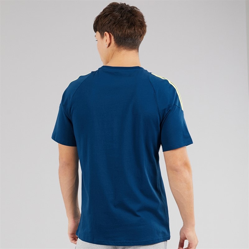 adidas Mens Tiro 24 T-Shirt Legend Marine/Peace Citrine - Image 2