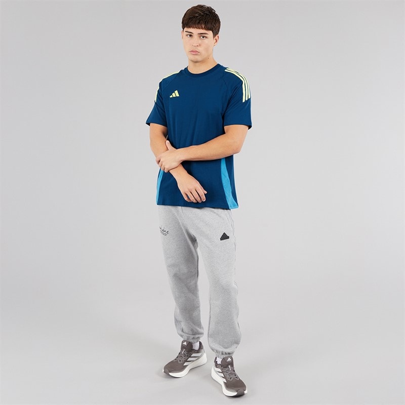 adidas Mens Tiro 24 T-Shirt Legend Marine/Peace Citrine - Image 4