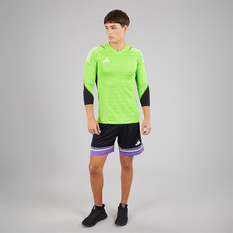 adidas Mens Tiro 23 Pro Long Sleeve Goalkeeper Jersey Team Semi Solar Green - Image 4