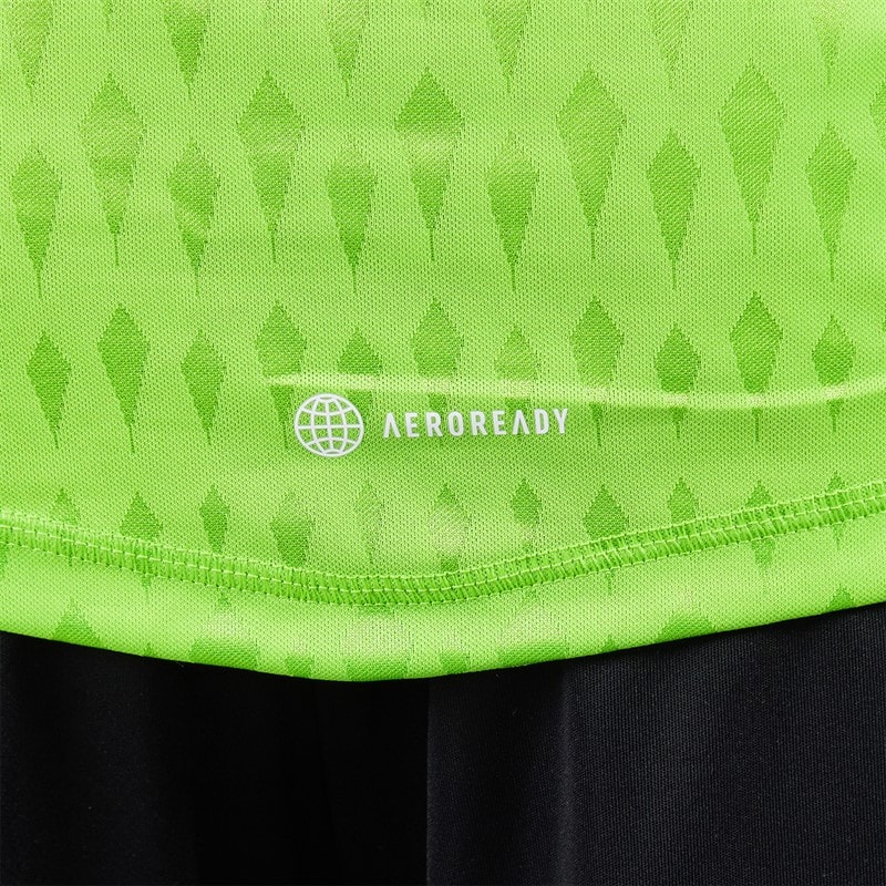 adidas Mens Tiro 23 Pro Long Sleeve Goalkeeper Jersey Team Semi Solar Green - Image 5