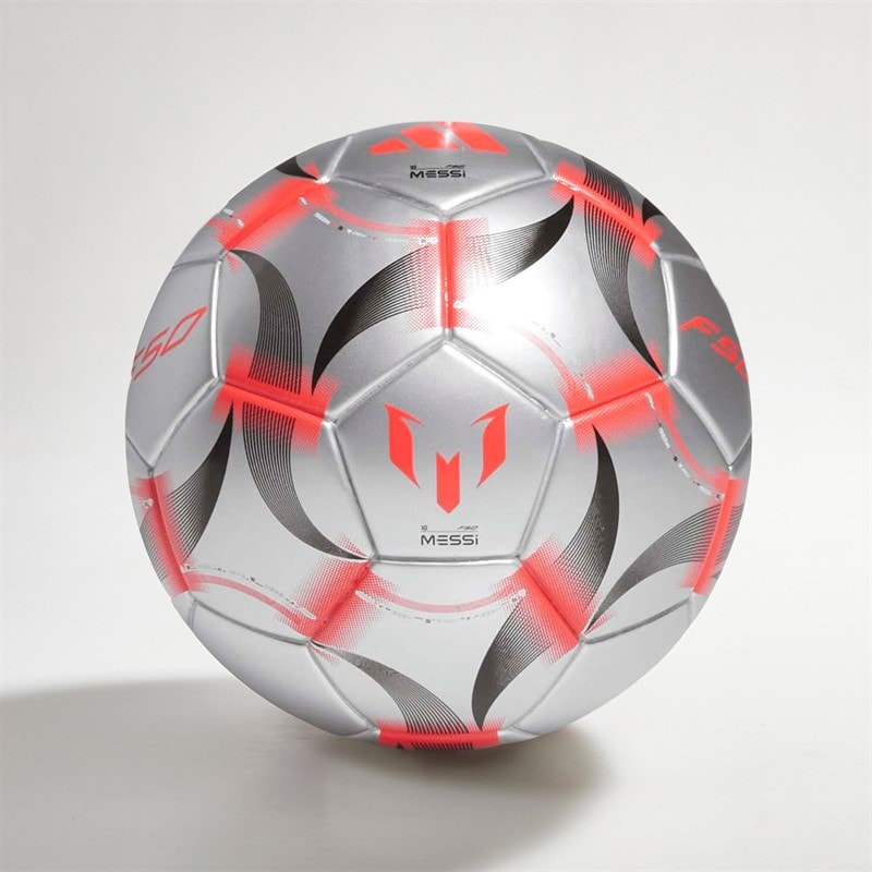 adidas Mens Messi Mini Football Iron Metallic/White/Black