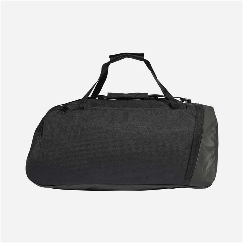 adidas Essentials 3-Stripes Medium Duffel Bag Black/White - Image 2