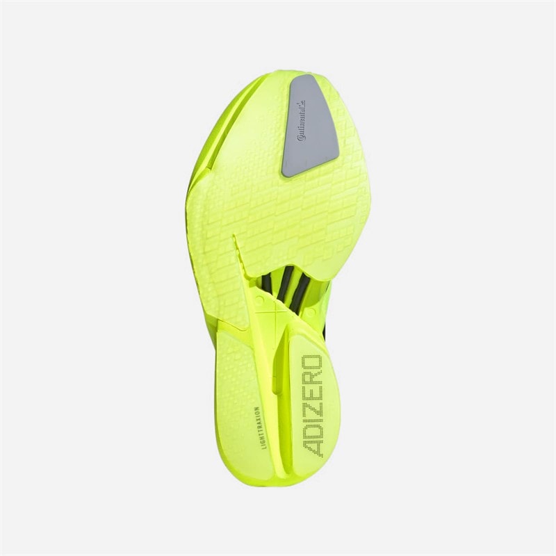 adidas Womens Adizero Adios Pro 4 Neutral Running Shoes Lucid Lemon/Core Black/Halo Silver - Image 2