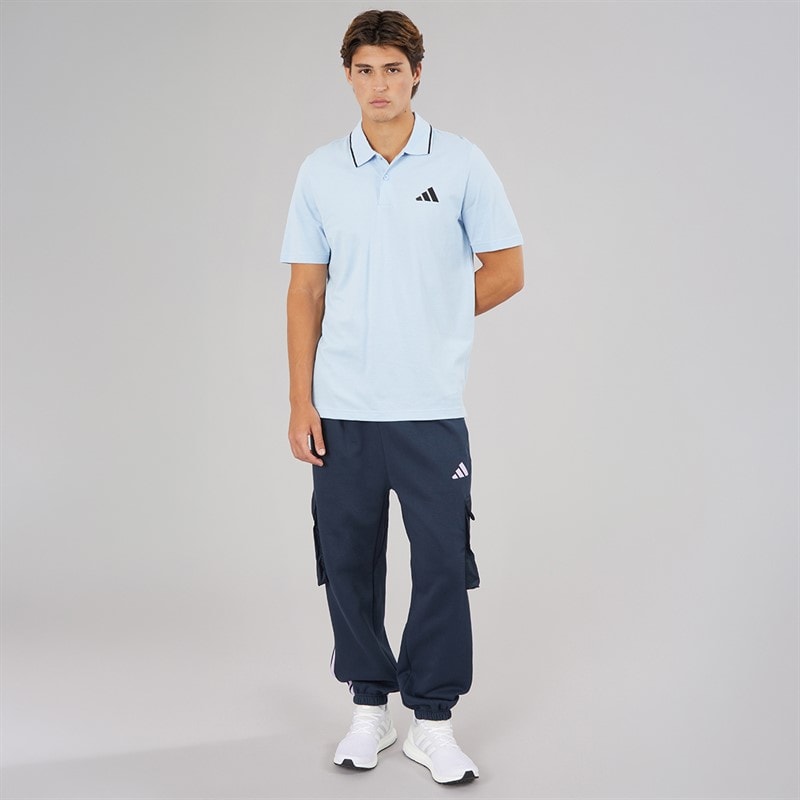 adidas Mens City Tech Utility Fleece Joggers Aurora Ink/Pure Teal - Image 4