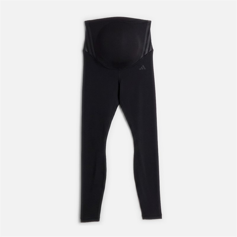 adidas Womens Optime Essentials Maternity Leggings Black/Carbon