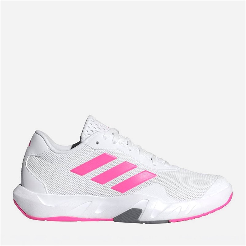 adidas Womens Amplimove Training Shoes Cloud White/Lucid Pink/Grey