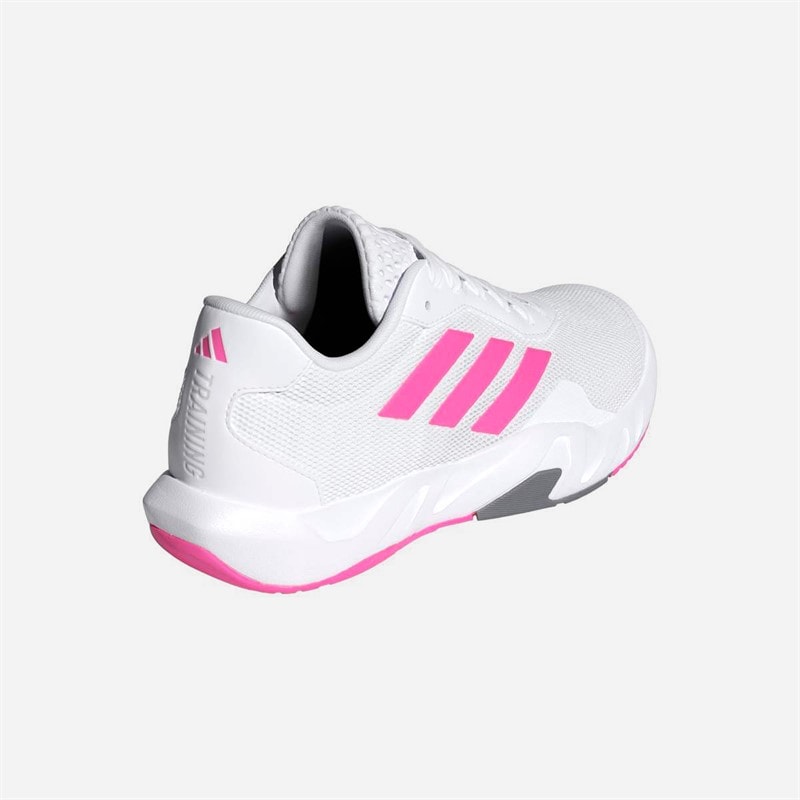 adidas Womens Amplimove Training Shoes Cloud White/Lucid Pink/Grey - Image 3