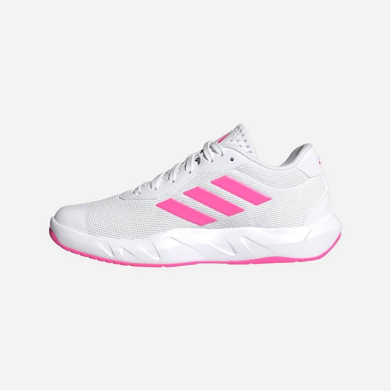 adidas Womens Amplimove Training Shoes Cloud White/Lucid Pink/Grey - Image 5
