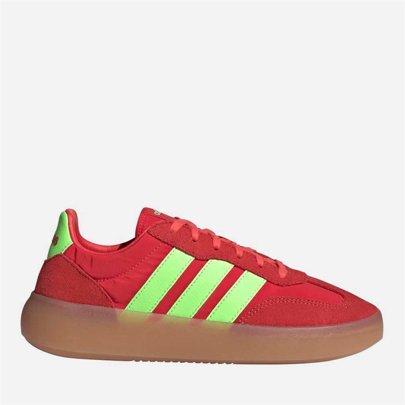 adidas Womens Barreda Decode Trainers Pure Ruby/Lime Burst/Semi Lucid Red