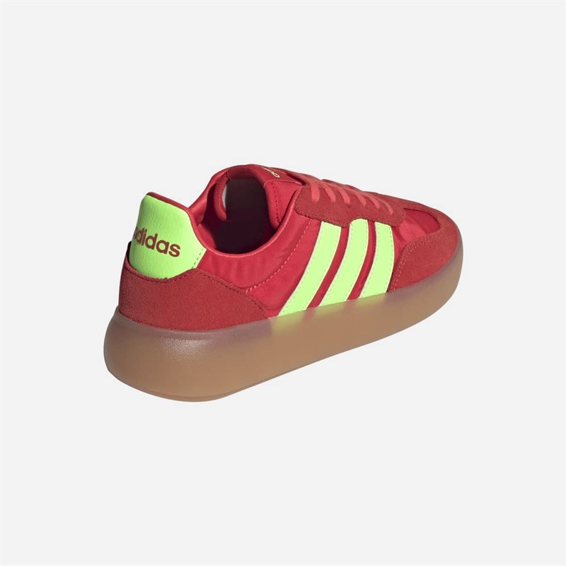 adidas Womens Barreda Decode Trainers Pure Ruby/Lime Burst/Semi Lucid Red - Image 3
