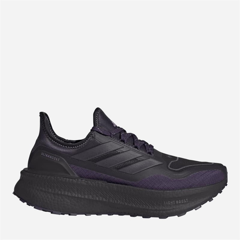 adidas Womens Ultraboost 5 Gore-Tex Waterproof Neutral Running Shoes Aurora Black/Aurora Black/Aurora Plum