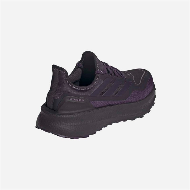 adidas Womens Ultraboost 5 Gore-Tex Waterproof Neutral Running Shoes Aurora Black/Aurora Black/Aurora Plum - Image 3
