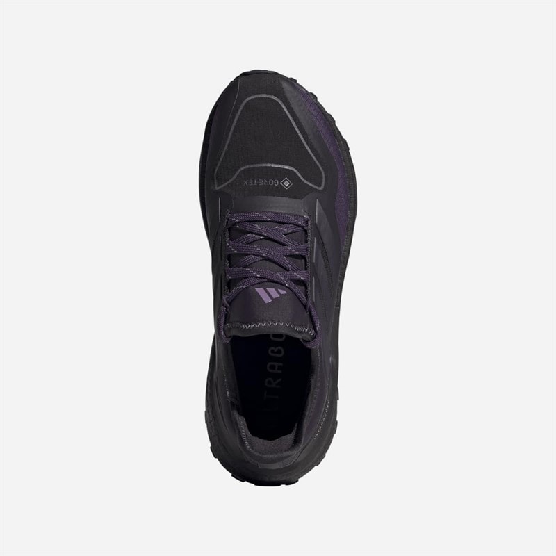 adidas Womens Ultraboost 5 Gore-Tex Waterproof Neutral Running Shoes Aurora Black/Aurora Black/Aurora Plum - Image 4