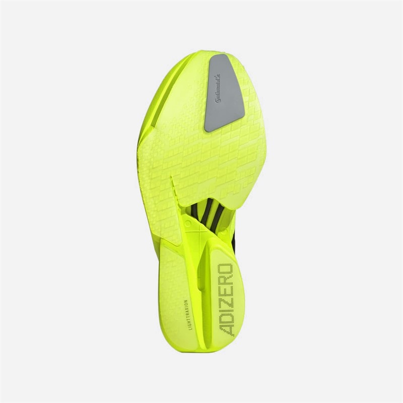 adidas Mens Adizero Adios Pro 4 Neutral Running Shoes Lucid Lemon/Core Black/Halo Silver - Image 2