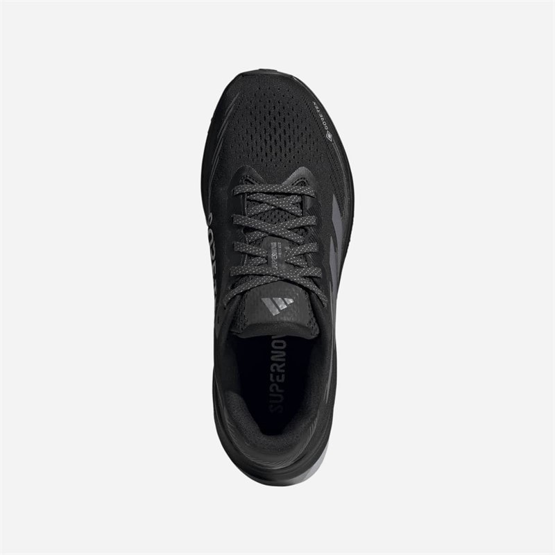 adidas Womens Supernova Rise Gore-Tex Waterproof Neutral Running Shoes Core Black/Preloved Violet/Carbon - Image 4