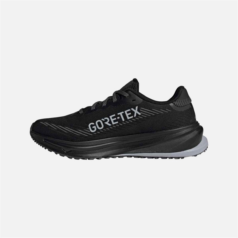 adidas Womens Supernova Rise Gore-Tex Waterproof Neutral Running Shoes Core Black/Preloved Violet/Carbon - Image 5