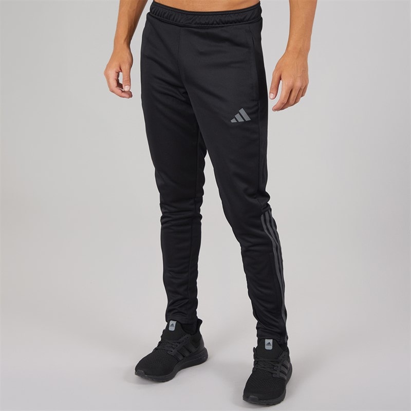 adidas Mens Aeroready Sereno Cut 3-Stripes Tapered Track Pants Black/Grey Six - Image 2