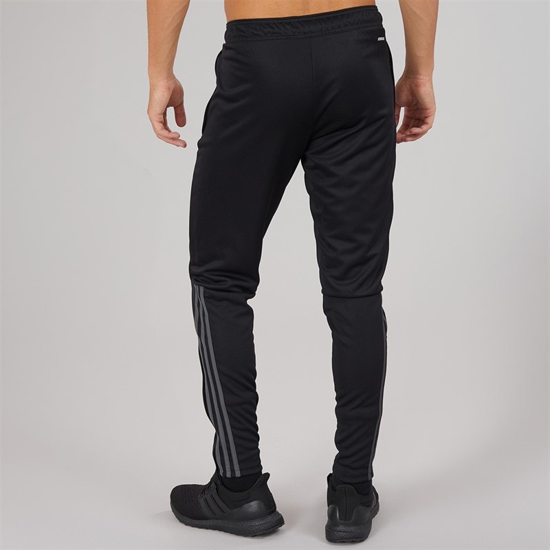adidas Mens Aeroready Sereno Cut 3-Stripes Tapered Track Pants Black/Grey Six - Image 3