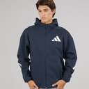 adidas Mens Z.N.E. Full Zip Hoodie Aurora Ink