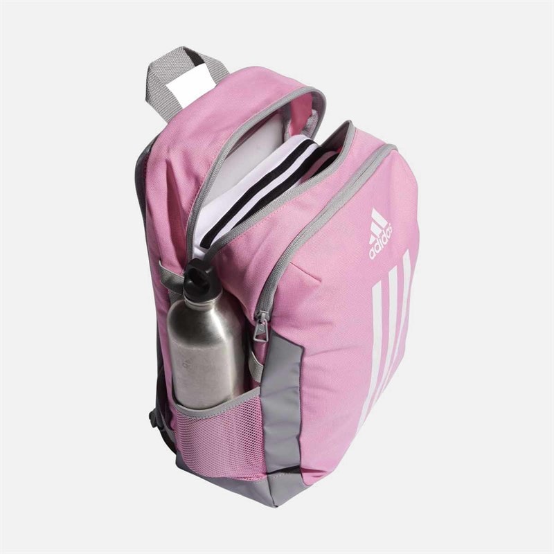adidas Junior Girls APWR Backpack Bliss Pink/Mgh Solid Grey/White - Image 3