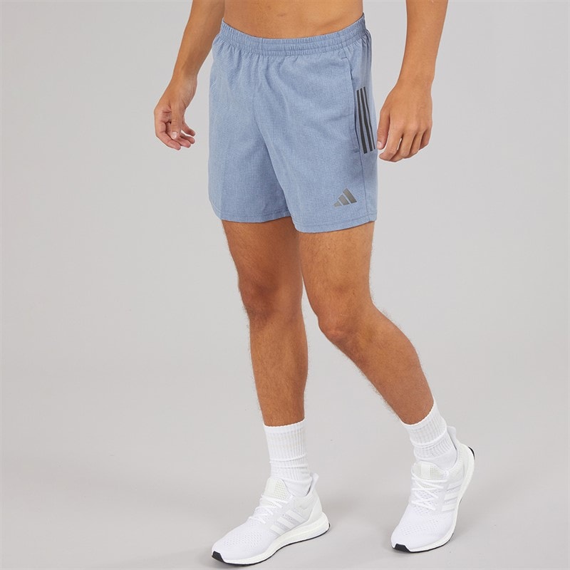 adidas Mens Own The Run Running Shorts Preloved Ink/White - Image 2