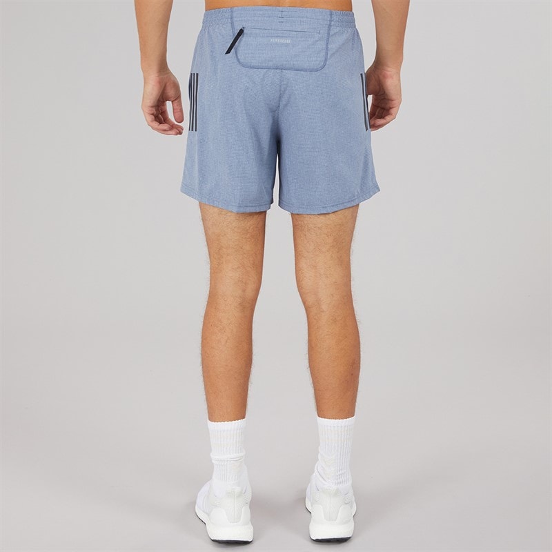 adidas Mens Own The Run Running Shorts Preloved Ink/White - Image 3