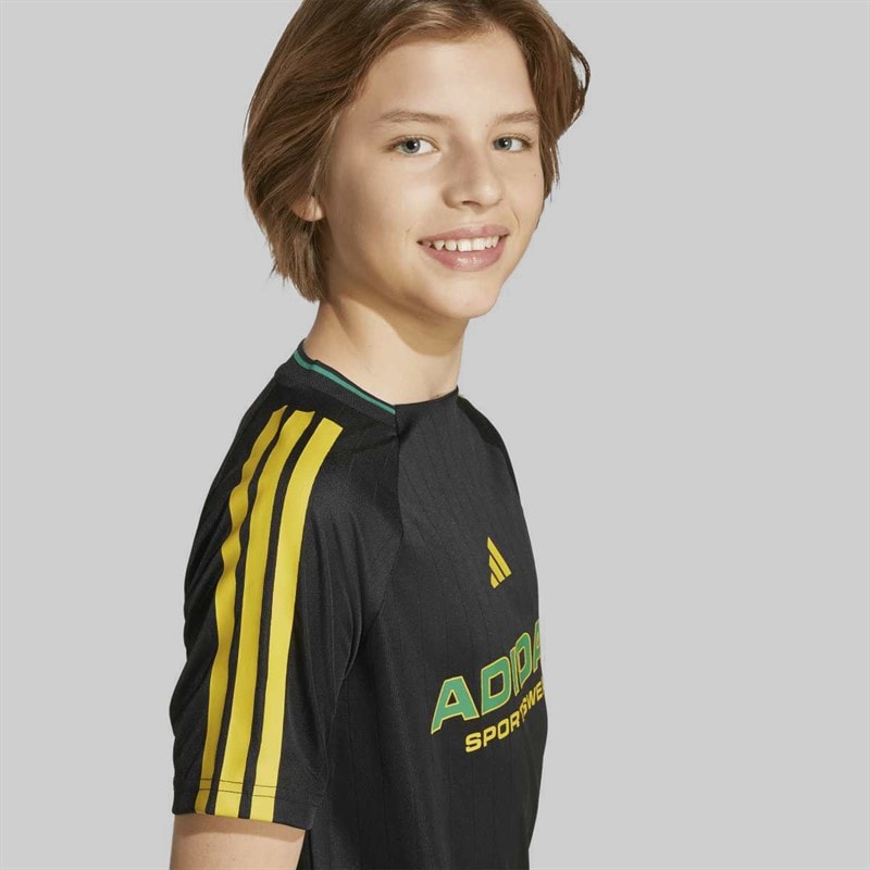 adidas Junior Boys House Of Tiro T-Shirt Black - Image 3