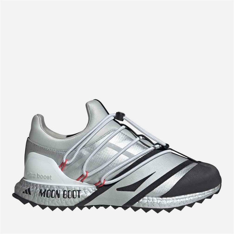 adidas X Moon Boot Ultraboost 1.0 Trainers Silver Metallic/Core Black/Semi Lucid Red