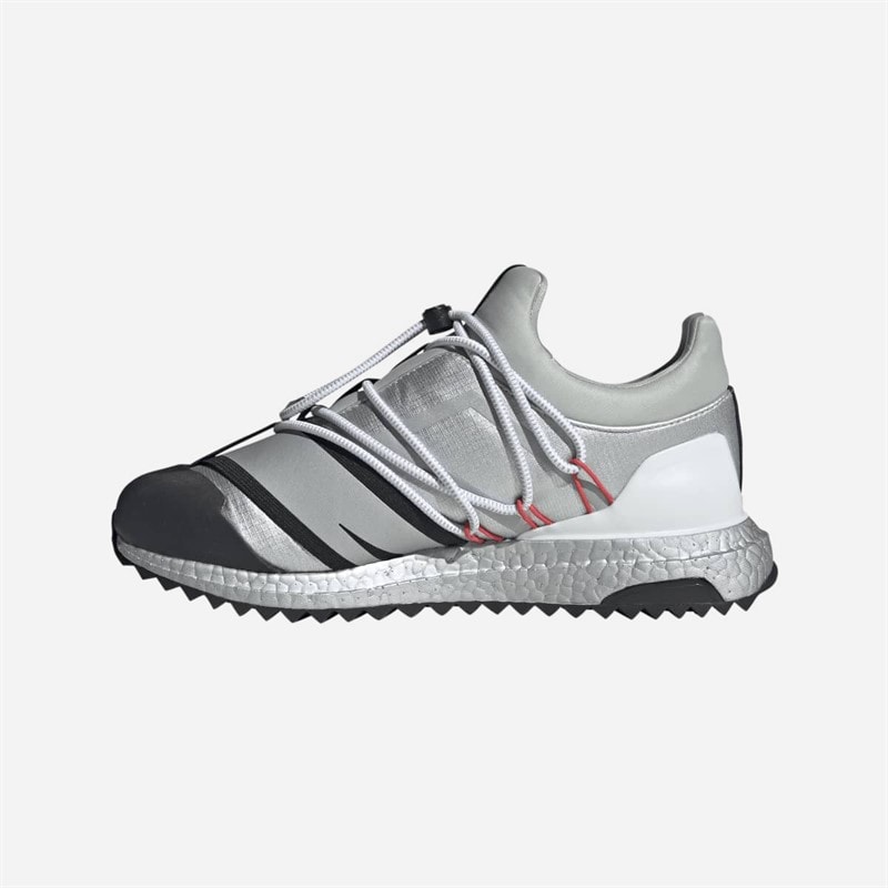 adidas X Moon Boot Ultraboost 1.0 Trainers Silver Metallic/Core Black/Semi Lucid Red - Image 5