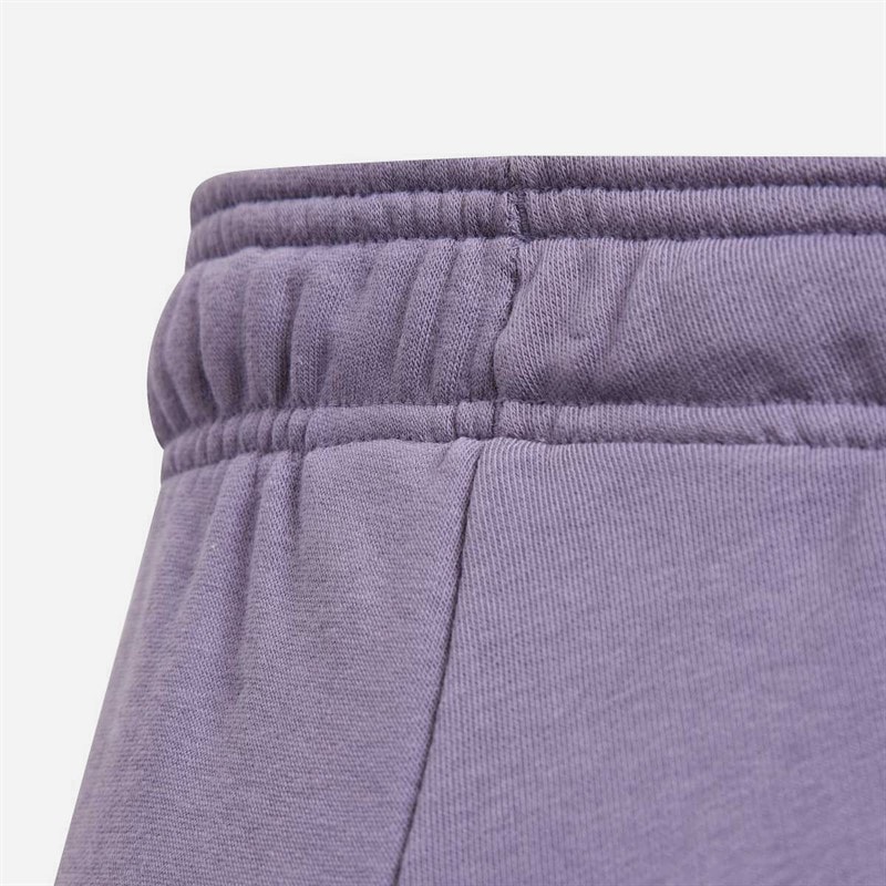 adidas Junior Girls Essentials Linear Logo Joggers Shadow Violet/Clear Pink - Image 5