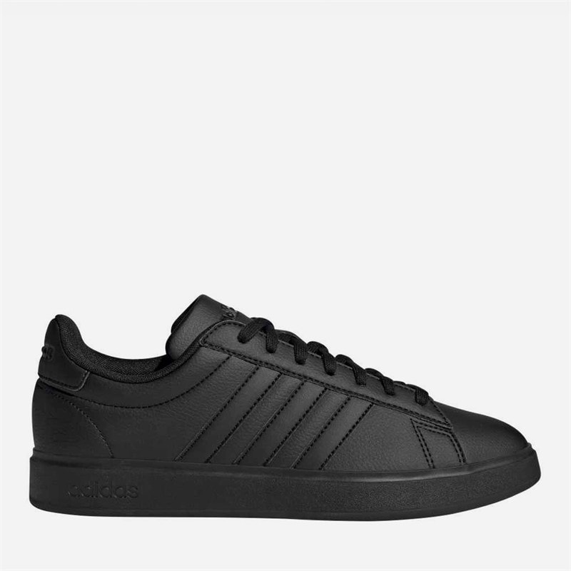 adidas Mens Grand Court 2.0 Trainers Core Black/Core Black/Cloud White
