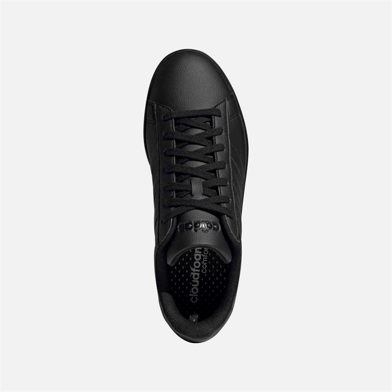 adidas Mens Grand Court 2.0 Trainers Core Black/Core Black/Cloud White - Image 4