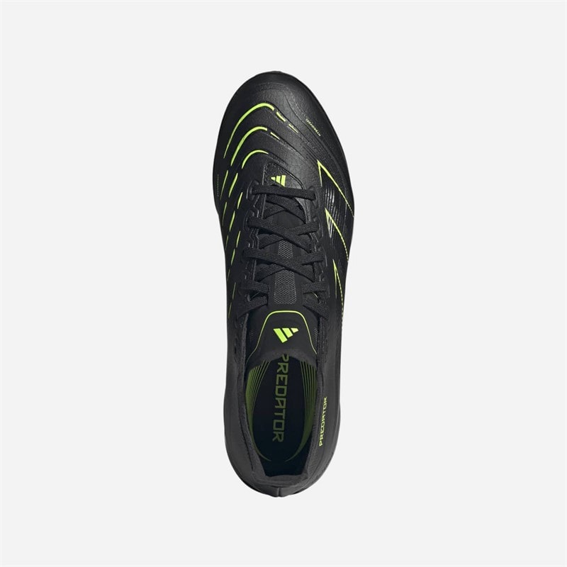 adidas Mens Predator League Electric Stealth Pack TF Astro Football Boots Core Black/Carbon/Lucid Lemon - Image 4