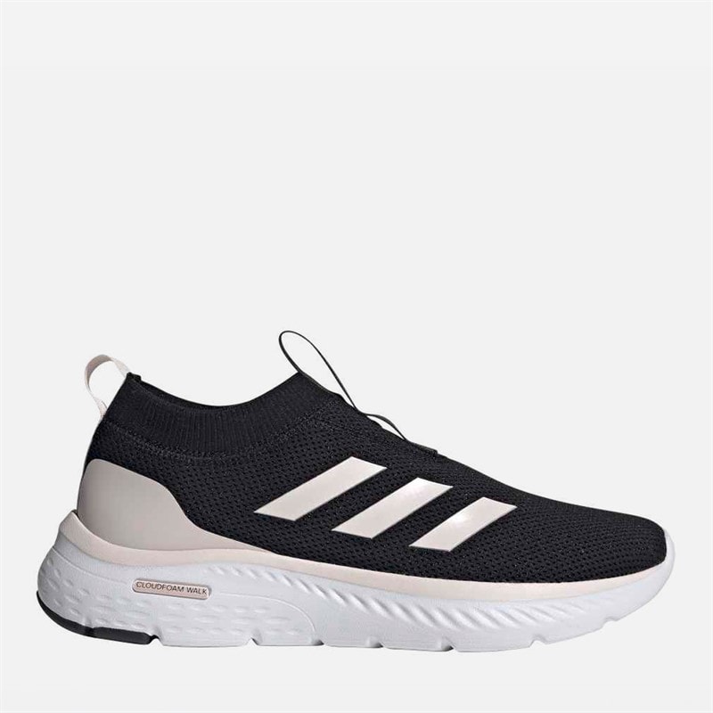 adidas Womens Cloudfoam Move Sock Trainers Core Black/Wonder Quartz/Cloud White - Image 1