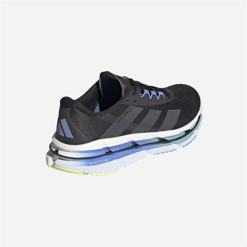 adidas Mens Adistar BYD Neutral Running Shoes Core Black/Grey Five/Blue Fusion - Image 3