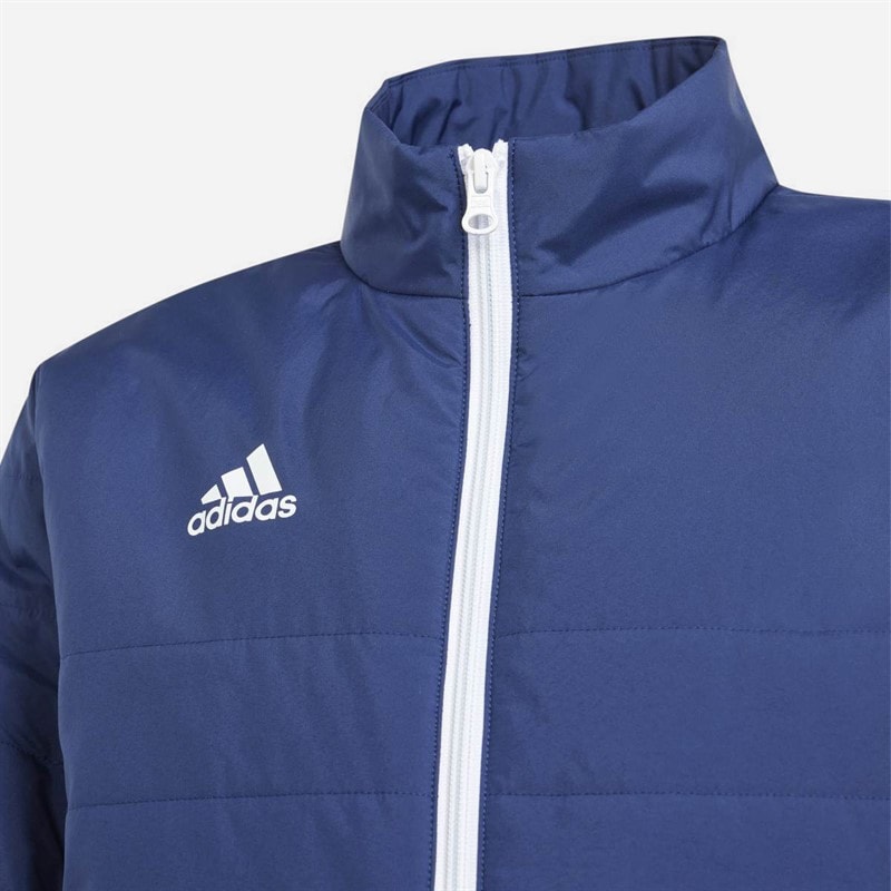 adidas Junior Boys Entrada 22 Light Padded Jacket Team Navy Blue - Image 3
