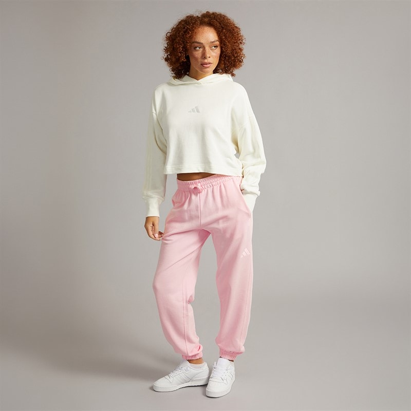 adidas Womens All SZN Loose Fit Joggers Clear Pink - Image 4