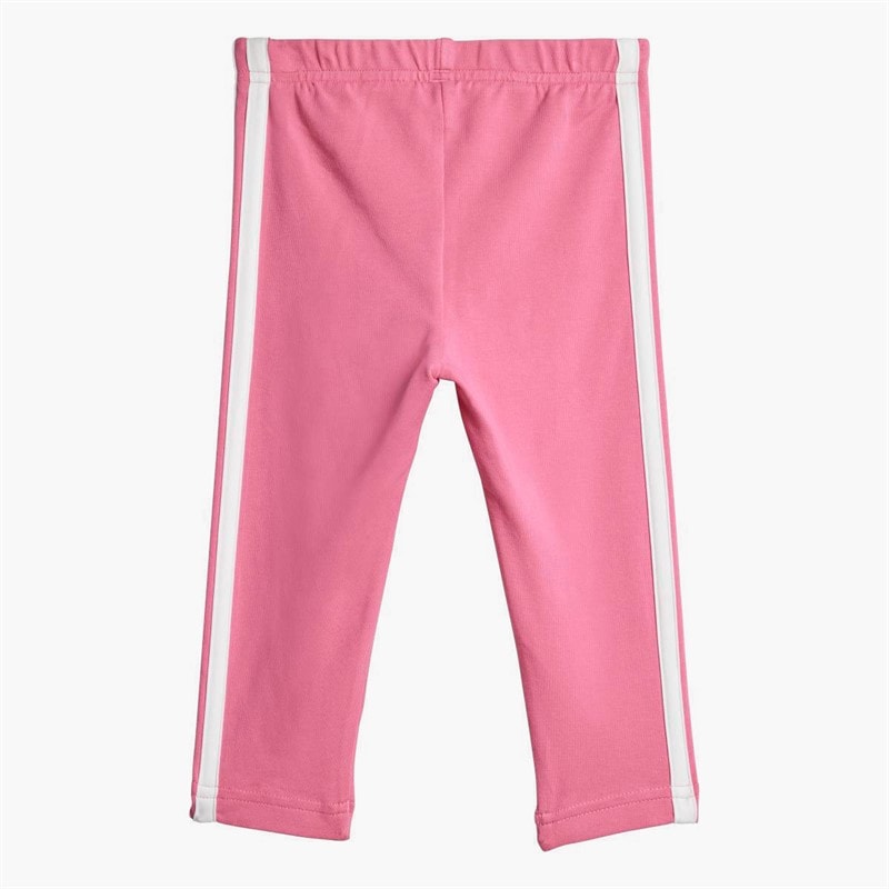 adidas Infant Girls Seasonal Essentials Tiberio 3 Stripes Hoodie And Leggings Set Clear Pink/Pink Fusion/White - Image 5